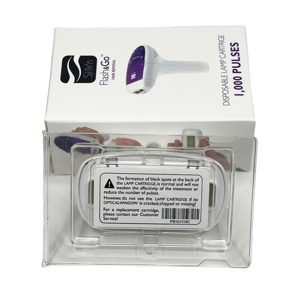 new Silk’n ↯ Flash & Go Hair Removal Device Lamp Cartridges ↯ Sealed in Box ↯ - Picture 11 of 16